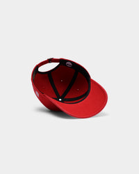 NATIONAL COLLEGIATE ATHLETIC ASSC Harvard University Small Team Crest Dad Hat Strapback Washed Crimson