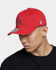 NATIONAL COLLEGIATE ATHLETIC ASSC Harvard University Small Team Crest Dad Hat Strapback Washed Crimson