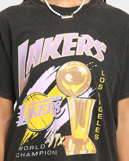 Mitchell & Ness Los Angeles Lakers 17 Times Champ T-Shirt Faded Black