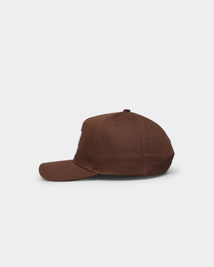 X-LARGE 91 5-Panel Snapback Brown/White