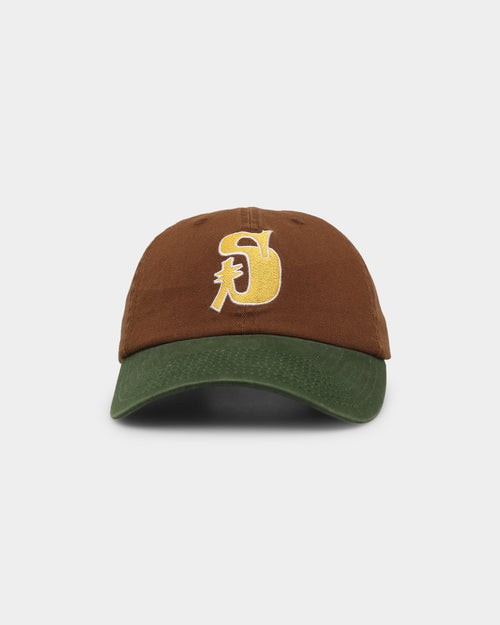 Stussy Vintage S Low Pro Strapback Cap Brick/Green