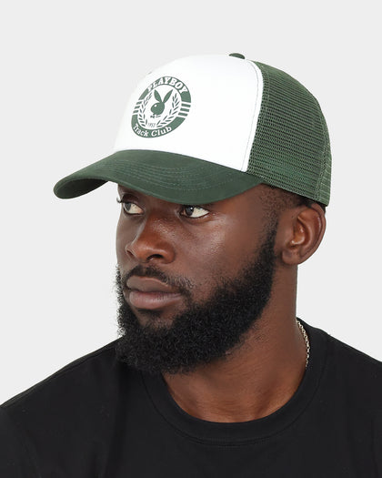 Playboy Track Club Trucker Snapback Green